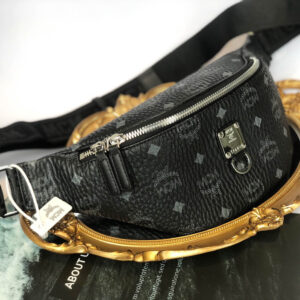 Túi MCM Medium Fursten Belt Bag In Visetos Black