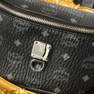 Túi MCM Medium Fursten Belt Bag In Visetos Black