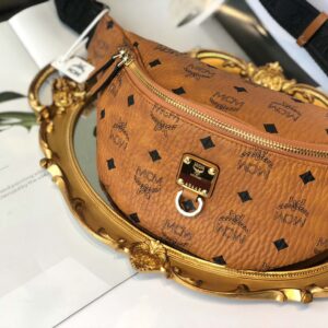 Túi MCM Medium Fursten Belt Bag In Visetos Cognac