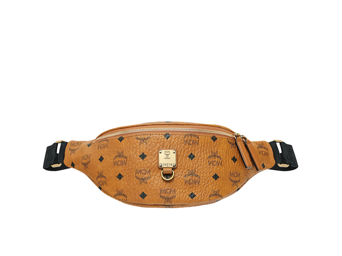 Túi MCM Medium Fursten Belt Bag In Visetos Cognac