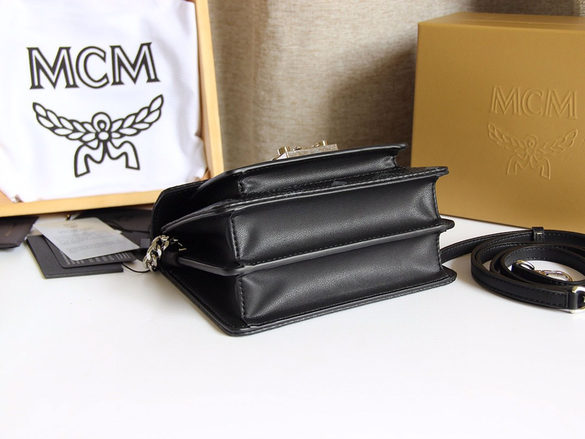 Túi MCM Millie Crossbody Visetos Black