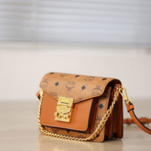 Túi MCM Millie Crossbody Visetos Cognac