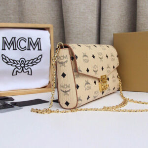 Túi MCM Millie Flap Crossbody Visetos Beige