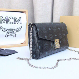 Túi MCM Millie Flap Crossbody Visetos Black