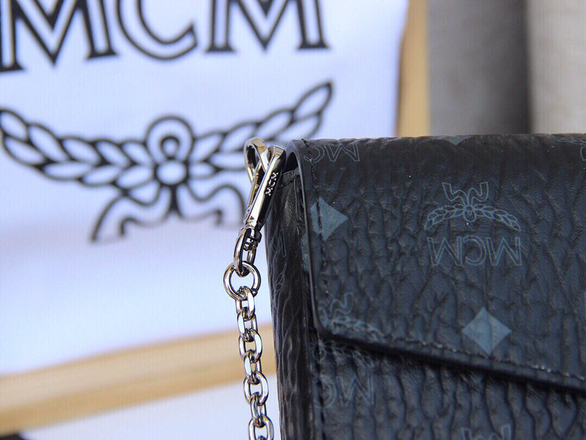 Túi MCM Millie Flap Crossbody Visetos Black