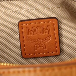 Túi MCM Mini Delmy Boston Bag In Visetos Cognac