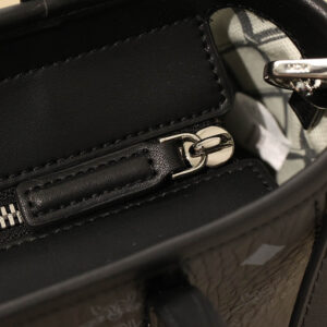 Túi MCM Mini Toni Shopper Visetos 'Black'