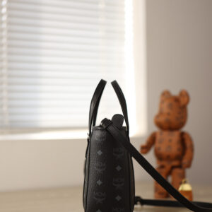 Túi MCM Mini Toni Shopper Visetos 'Black'