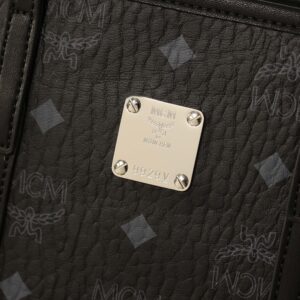 Túi MCM Mini Toni Shopper Visetos 'Black'