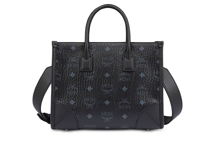 Túi MCM München Tote in Visetos ‘Black’