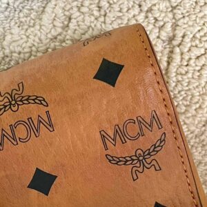 Túi MCM Small Millie Crossbody in Visetos Cognac