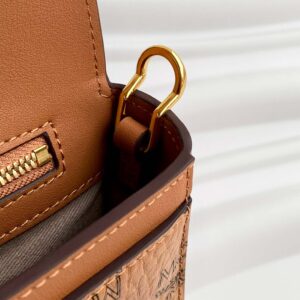 Túi MCM Small Millie Crossbody in Visetos Cognac