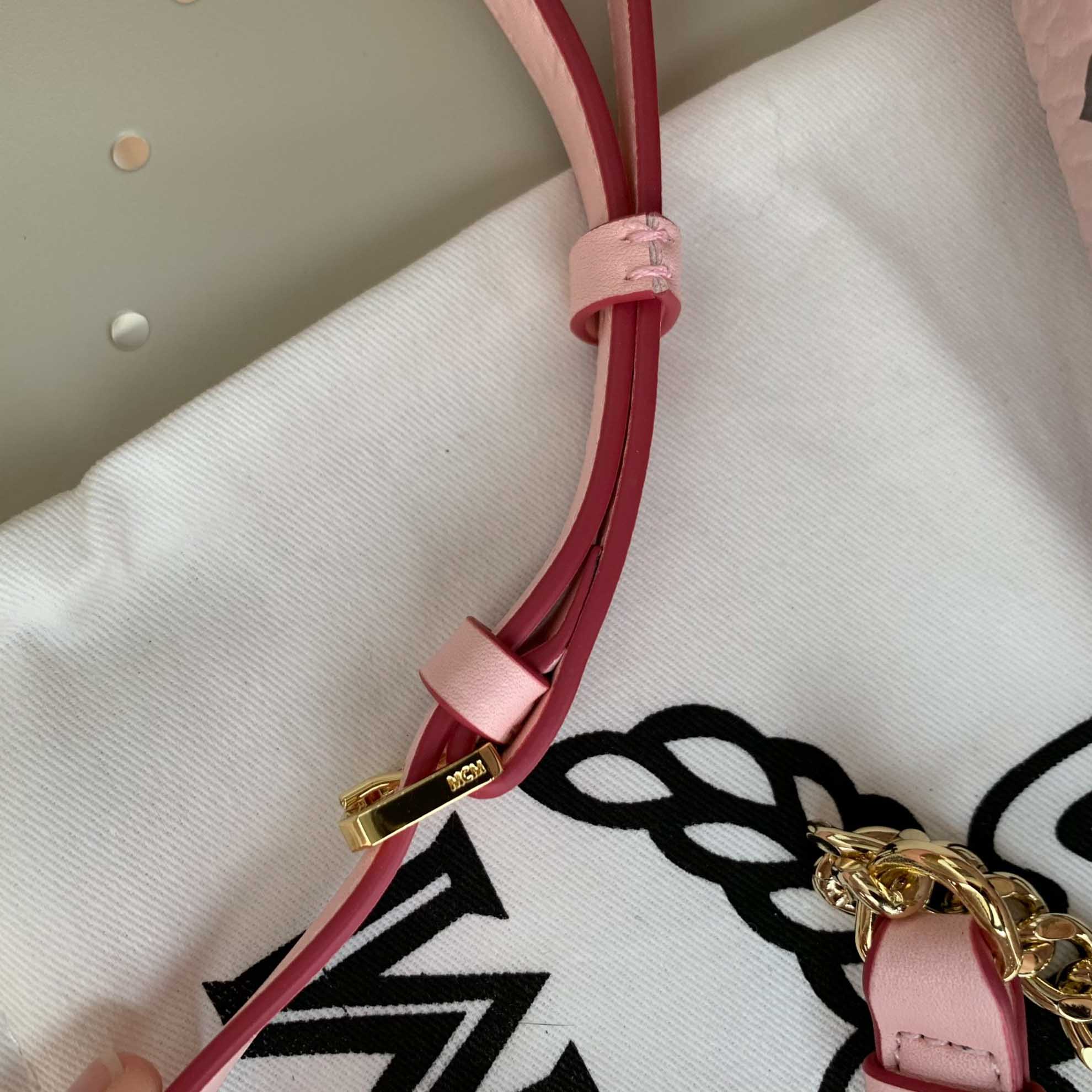 Túi MCM Small Millie Crossbody in Visetos Pink