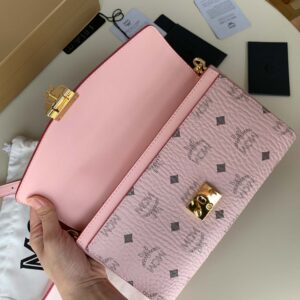 Túi MCM Small Millie Crossbody in Visetos Pink