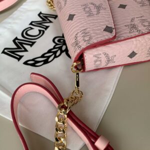 Túi MCM Small Millie Crossbody in Visetos Pink