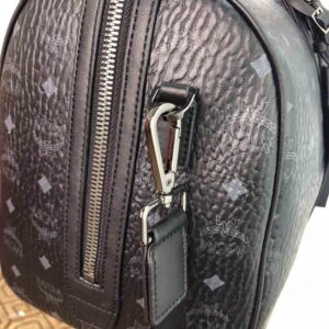 Túi MCM Traveler Weekender Bag in Visetos Black