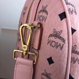 Túi MCM Traveler Weekender Bag in Visetos Pink