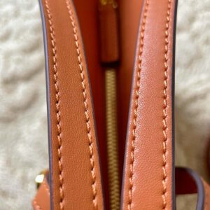 TÚI MCM Visetos Mini Aren Shopper Tote Cognac