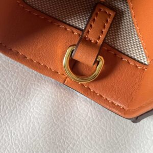 TÚI MCM Visetos Mini Aren Shopper Tote Cognac