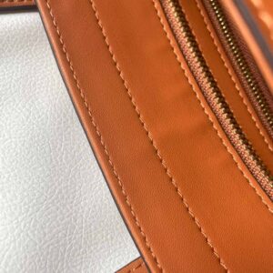 TÚI MCM Visetos Mini Aren Shopper Tote Cognac