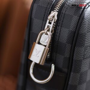 Túi Nam Louis Vuitton Porte Documents Voyage Pm Briefcase 'Black'