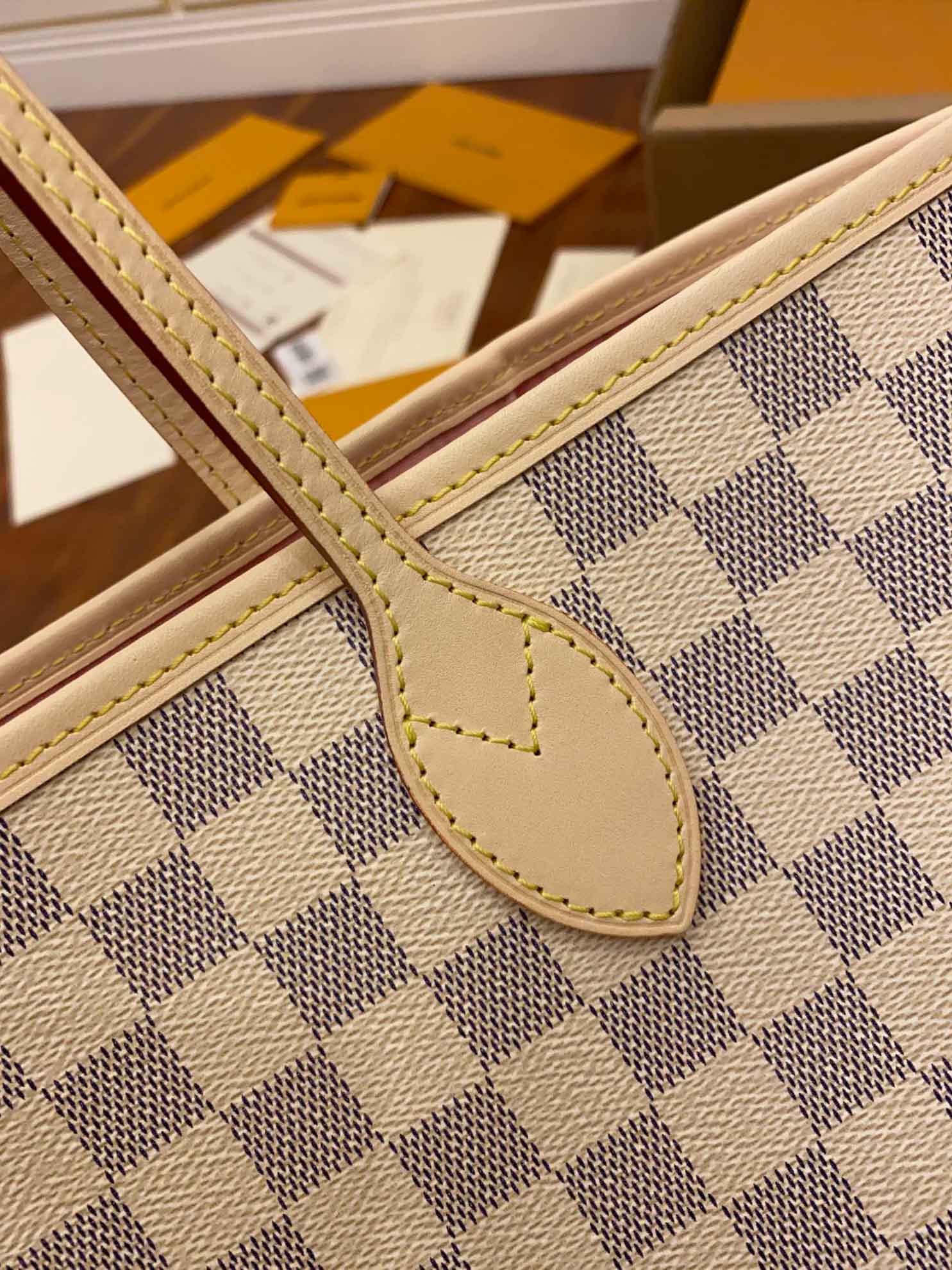 Túi Neverfull MM Damier Azur Be