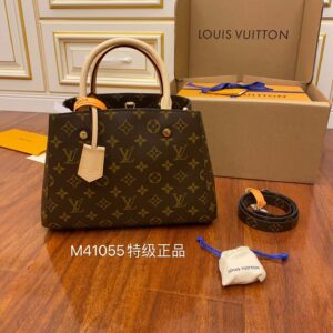 Túi Nữ Louis Vuitton Montaigne BB Monogram 'Brown Canvas'