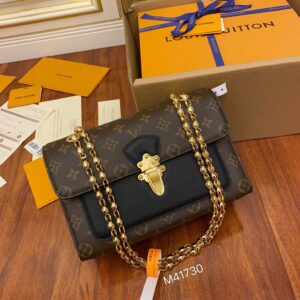 Túi Nữ Louis Vuitton Victoire Monogram Canvas 'Noir Black'