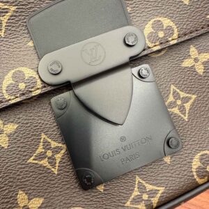 Túi S Lock Messenger Monogram Macassar