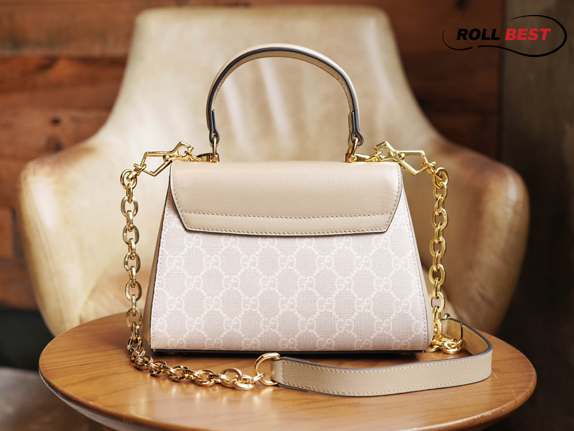 Túi xách Gucci Horsebit 1955 MINI Bag - Beige 