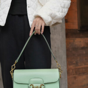 Túi Xách Gucci Horsebit 1955 Shoulder Bag Green