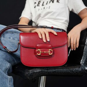 Túi Xách Gucci Horsebit 1955 Shoulder Bag red