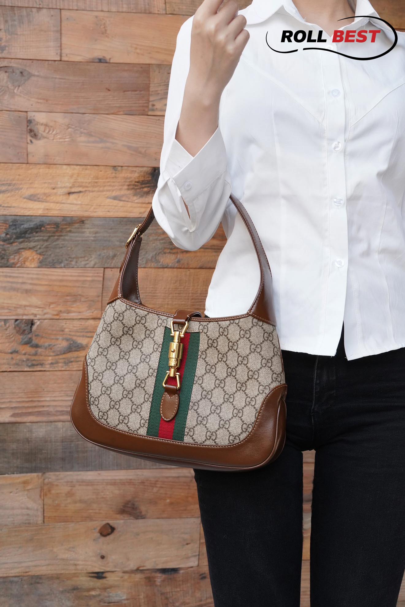 Túi Xách Gucci Jackie 1961 Small Hobo Bag Màu Nâu