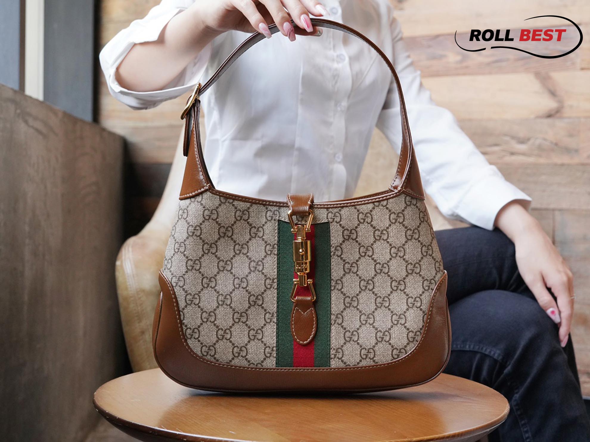 Túi Xách Gucci Jackie 1961 Small Hobo Bag Màu Nâu