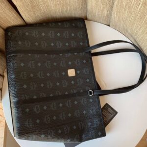 Túi Xách MCM Toni Shopper In Visetos Mini Black