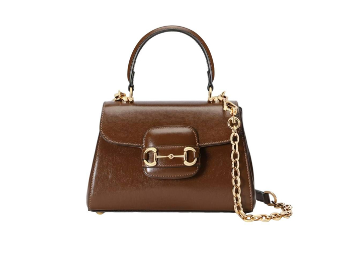 Túi Xách Tay Gucci Horsebit 1955 Mini Bag Browne