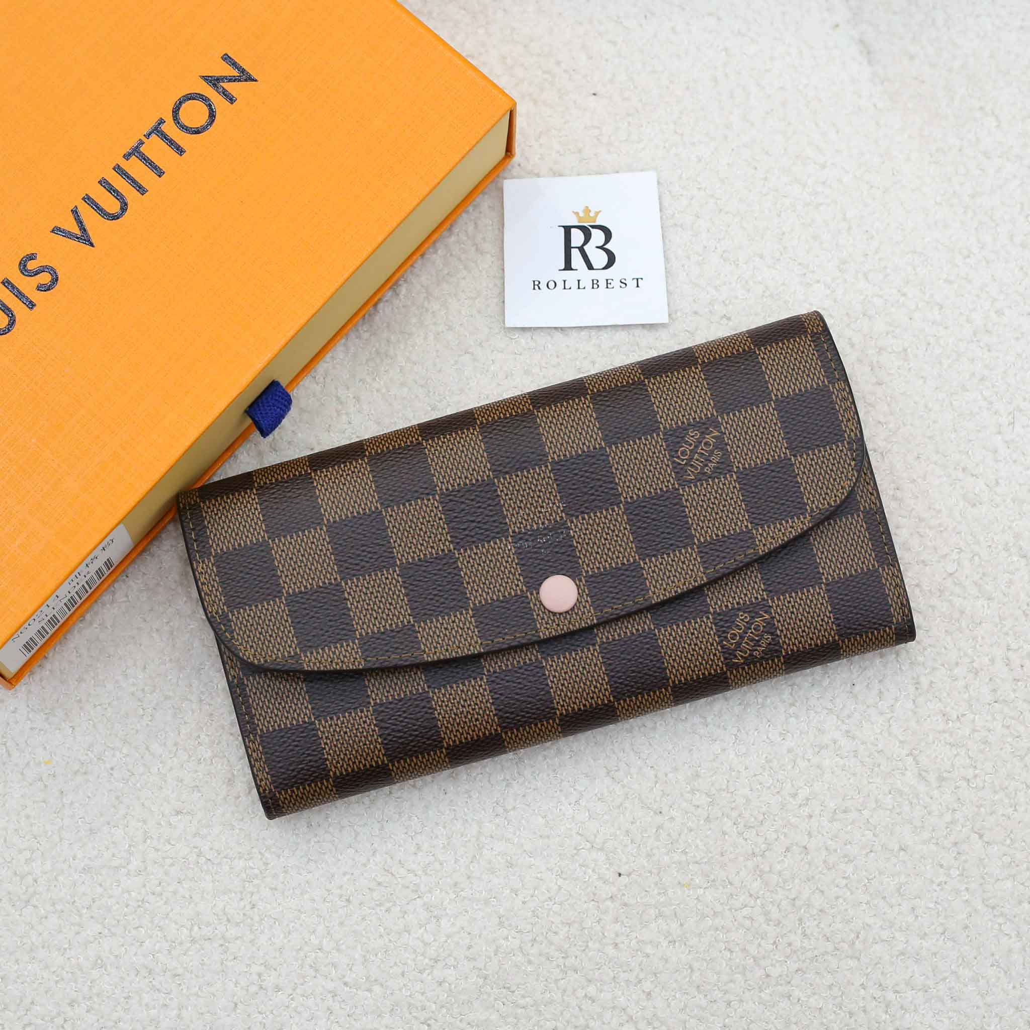 Ví Louis Vuitton Emilie Wallet Rose Ballerin