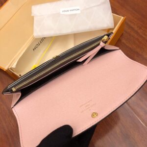 Ví Louis Vuitton Emilie Wallet Rose Ballerin