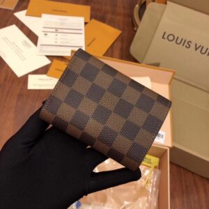 Victorine Wallet Damier Ebene Canvas