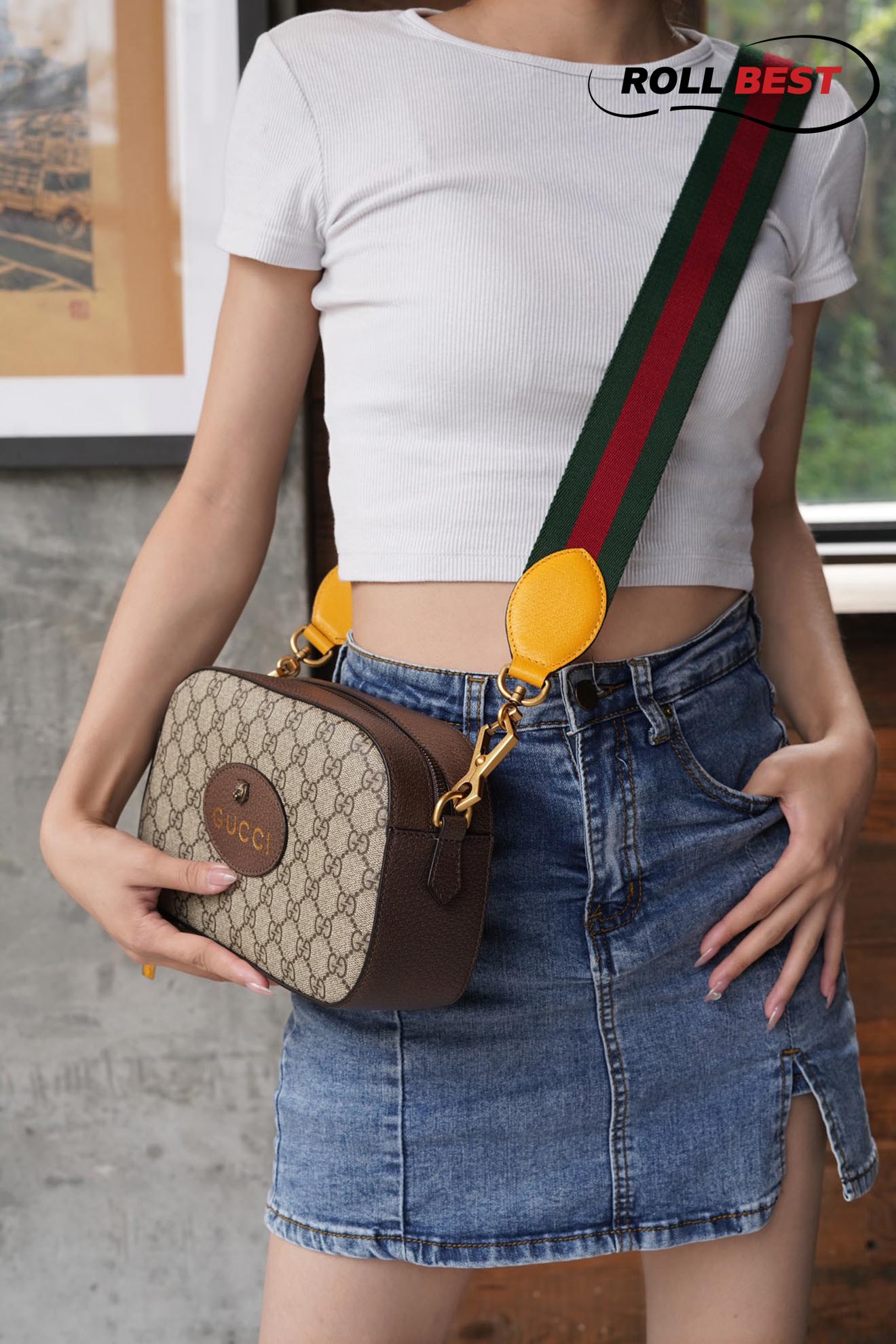 Túi Đeo Hông Gucci Neo Vintage GG Supreme Belt Bag