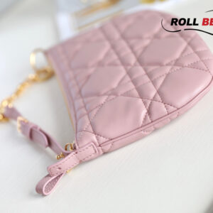 Dior Pink Cannage Leather Tulip Chain Bag
