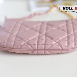 Dior Pink Cannage Leather Tulip Chain Bag