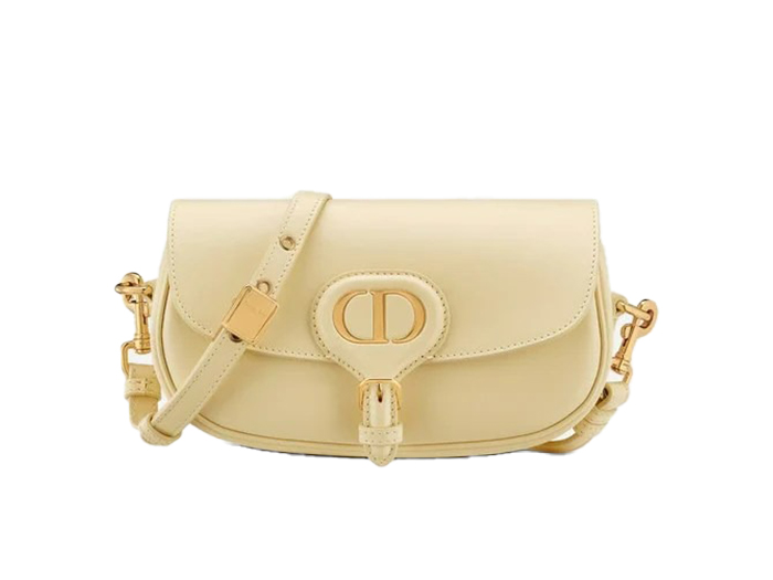 Túi Dior Bobby East-West Pale Yellow Box Calfskin