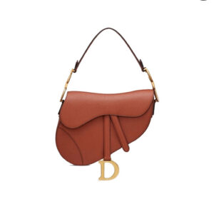 Túi Xách Dior Saddle Bag Red Rusty GrainCaftskin