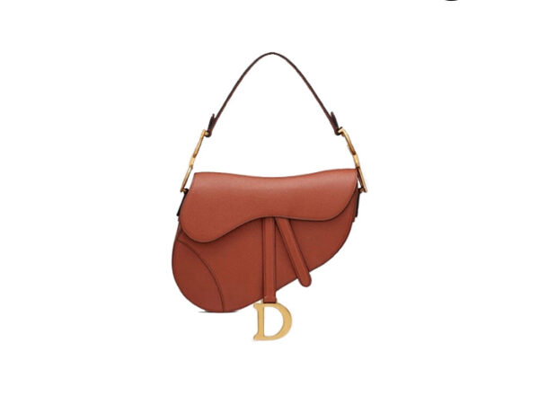 Túi Xách Dior Saddle Bag Red Rusty GrainCaftskin
