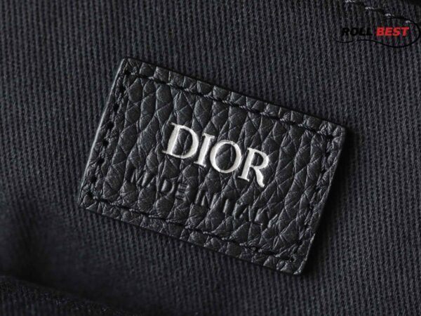 Balo Dior Oblique Họa Tiết Charm Sliver