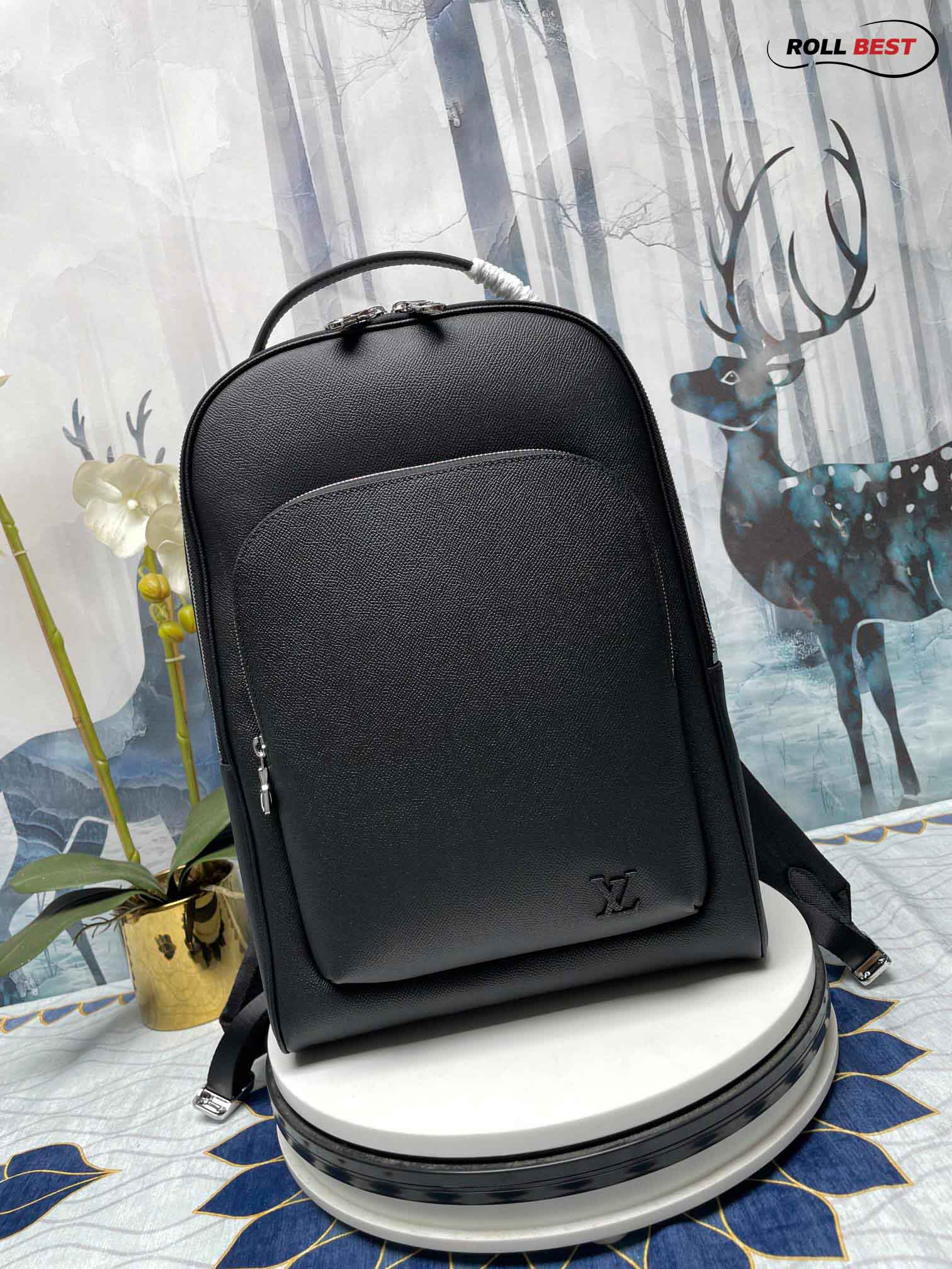 Balo Louis Vuitton Avenue Backpack Taiga Leather