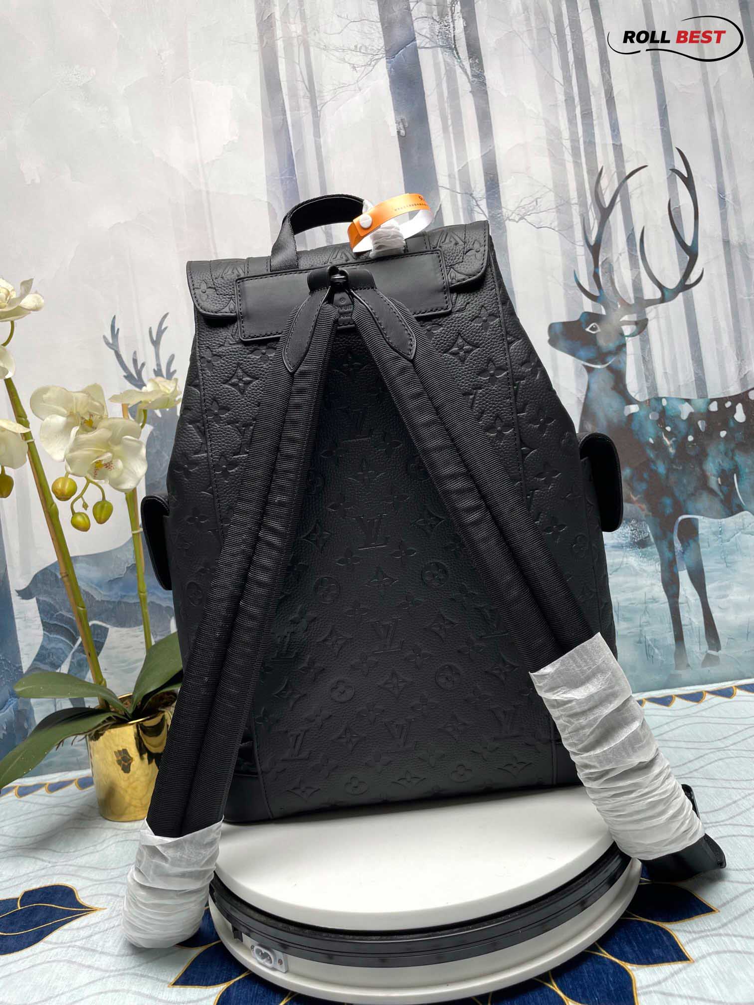 Balo Louis Vuitton Christopher MM Backpack ‘Black’ 