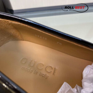 Giày Gucci Interlocking G Loafer 'Black Patent'
