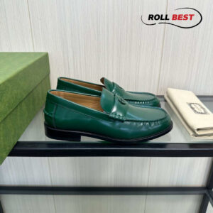 Giày Gucci Interlocking G Loafer 'Green'